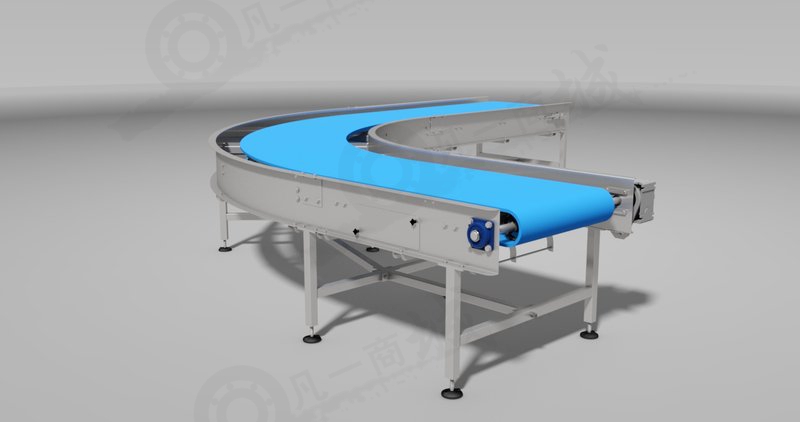 90°曲線輸送機(jī)模型圖 模型截圖[2]
