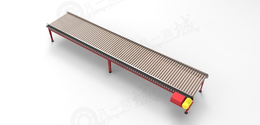 滾筒輸送機(jī)模型圖 模型截圖[2]
