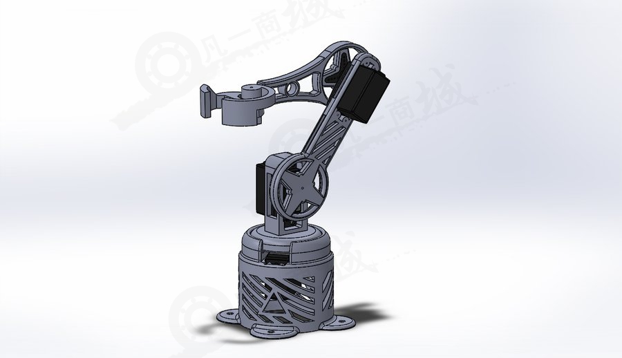 3D打印的機(jī)器人手臂紙模型圖 模型截圖[2]