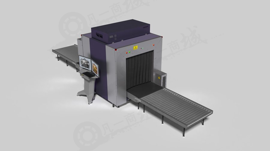 X光行李安檢掃描儀3D模型 模型截圖[1]