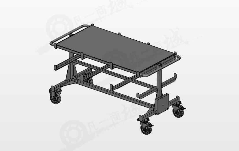 車間手推車模型圖紙 模型截圖[1]