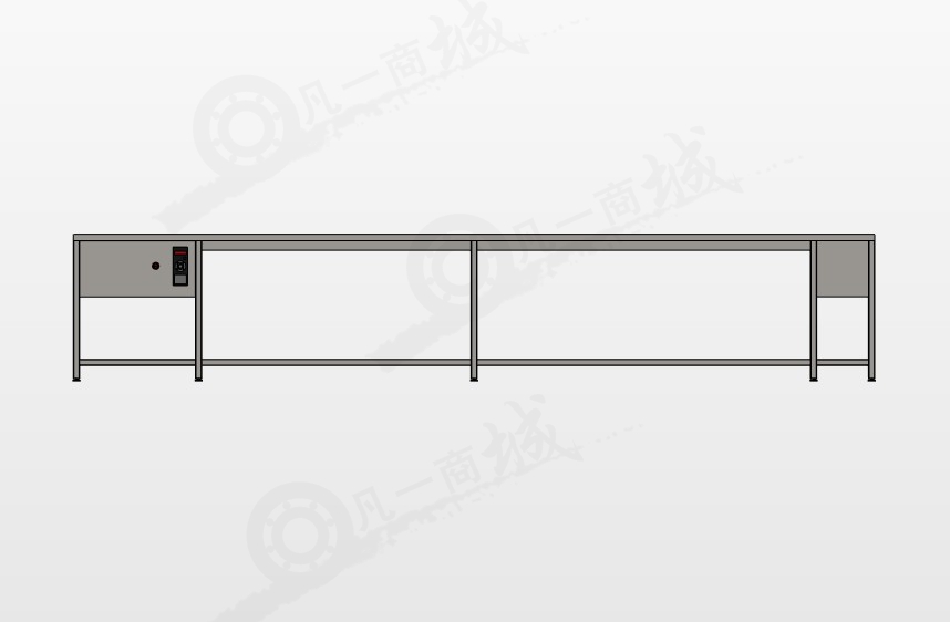 輸送帶工作臺模型圖 模型截圖[2]