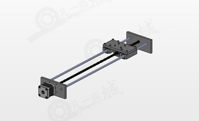 3D打印機/CNC直線運動機構(gòu)圖紙 模型截圖[1]