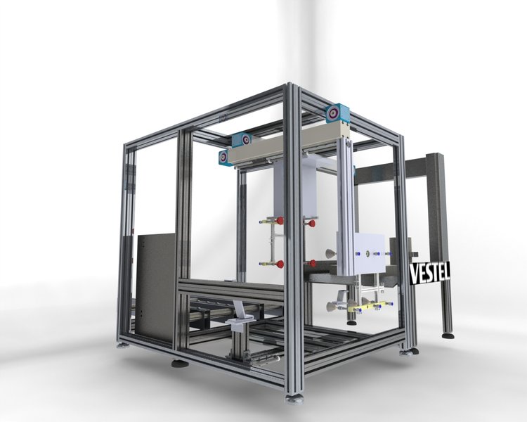產(chǎn)品裝箱流水線3D模型 模型截圖[2]