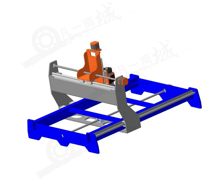 數(shù)控CNC雕刻機(jī)3D模型 模型截圖[2]