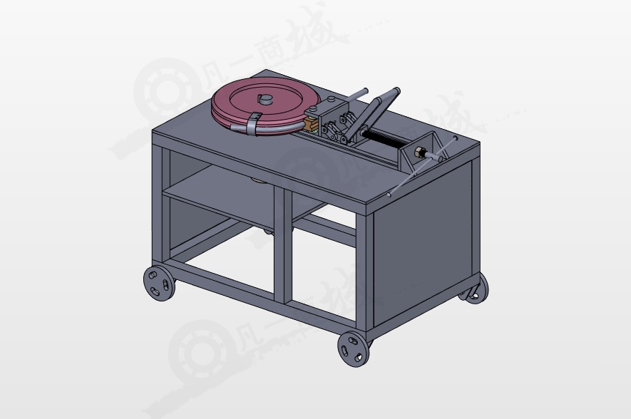 彎管機(jī)3D模型圖紙 模型截圖[1]