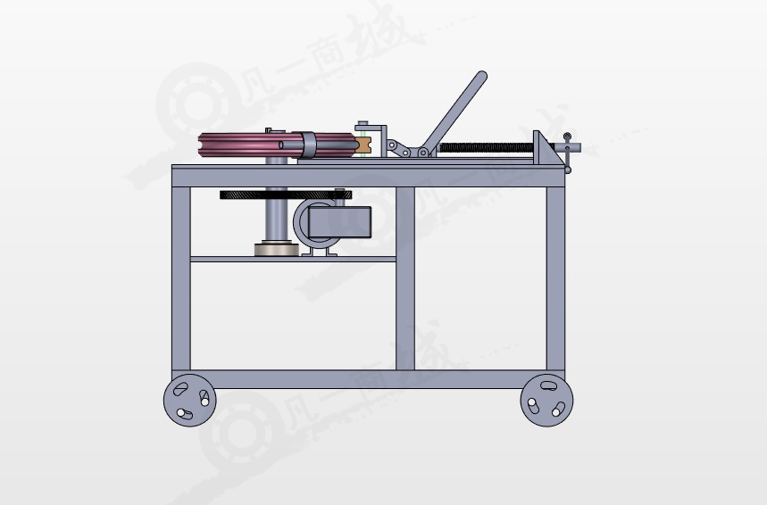 彎管機(jī)3D模型圖紙 模型截圖[2]
