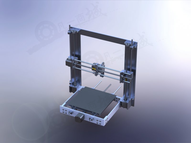金屬框架3D打印機(jī)模型圖 模型截圖[1]