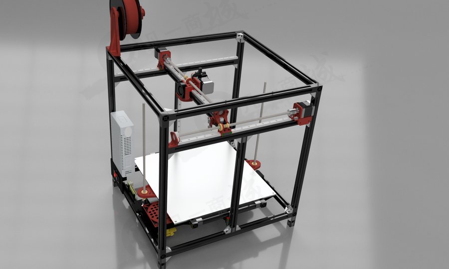 正方形3D打印機模型圖 模型截圖[1]