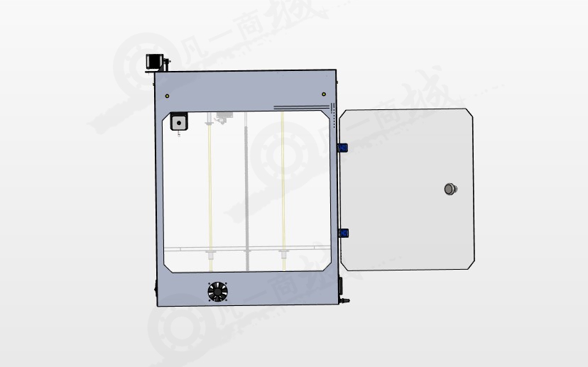 數(shù)控3D打印機(jī)模型圖紙 模型截圖[2]