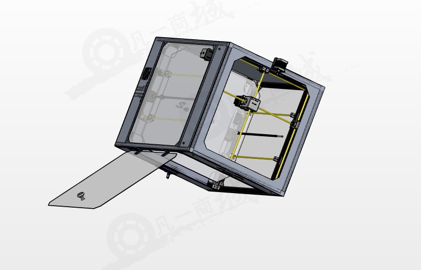 數(shù)控3D打印機(jī)模型圖紙 模型截圖[3]