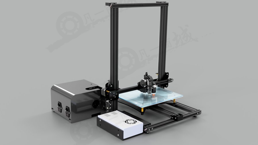 CR-10S 改進型3D打印機模型圖 模型截圖[1]