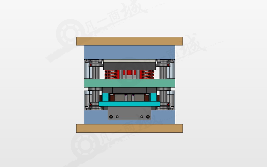 漸進(jìn)式?jīng)_壓模具機(jī)構(gòu)模型 模型截圖[3]
