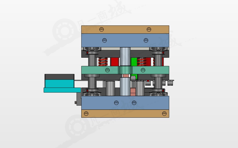 漸進(jìn)式?jīng)_壓模具機(jī)構(gòu)模型 模型截圖[2]