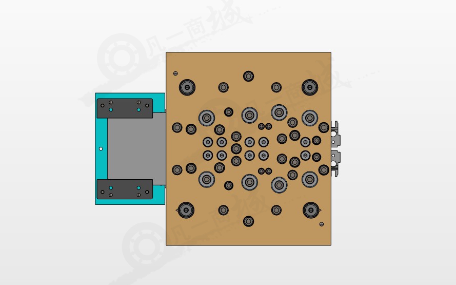 漸進(jìn)式?jīng)_壓模具機(jī)構(gòu)模型 模型截圖[4]