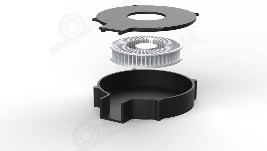 離心風機3D模型圖紙 模型截圖[1]