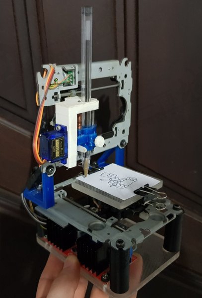DIY寫字機(jī)器人3D模型圖紙 模型截圖[3]