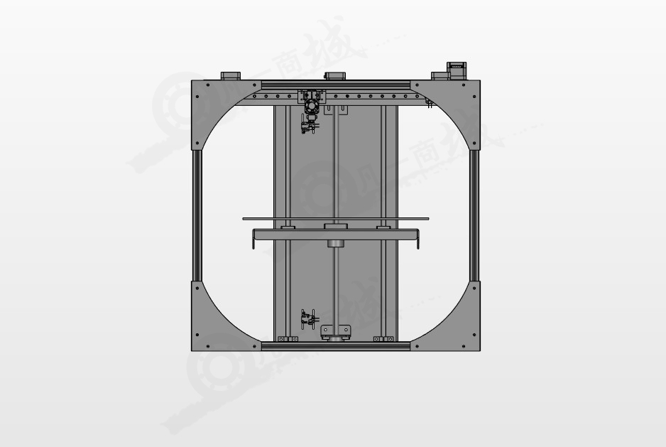 絲桿傳動3D打印機(jī)模型 模型截圖[2]