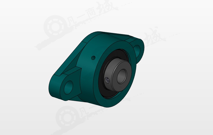 UCFL201~218帶座軸承模型 模型截圖[1]