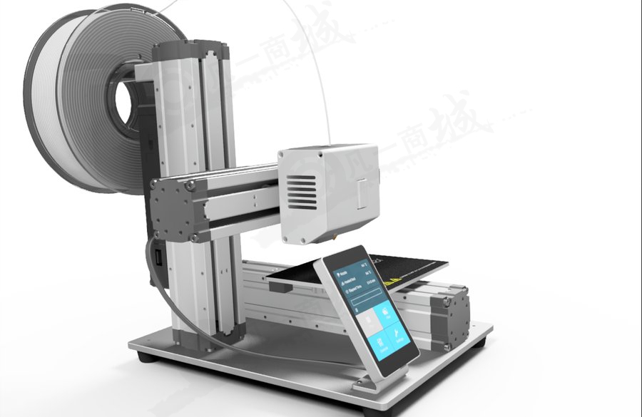 模組三軸平臺(tái) 用于3D打印、CNC雕刻等 模型截圖[3]