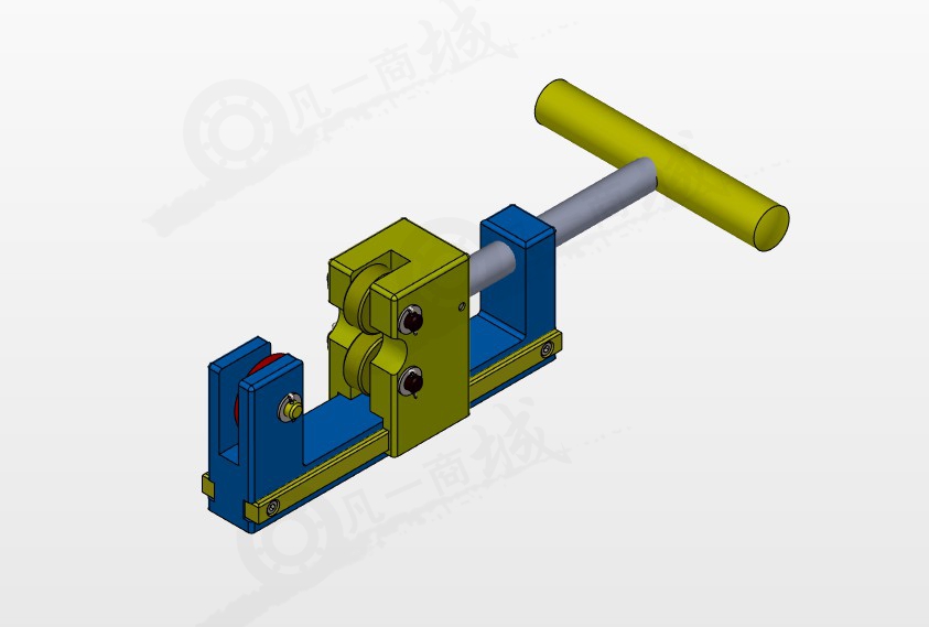 切管機3D模型圖紙 模型截圖[1]