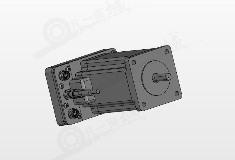 NEMA24步進電機模型圖 模型截圖[2]