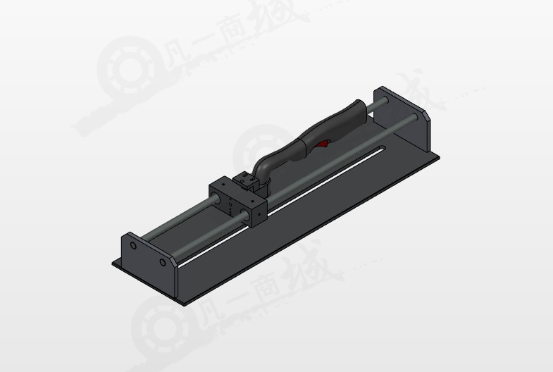 手動水平移動固定平臺3D模型 模型截圖[1]