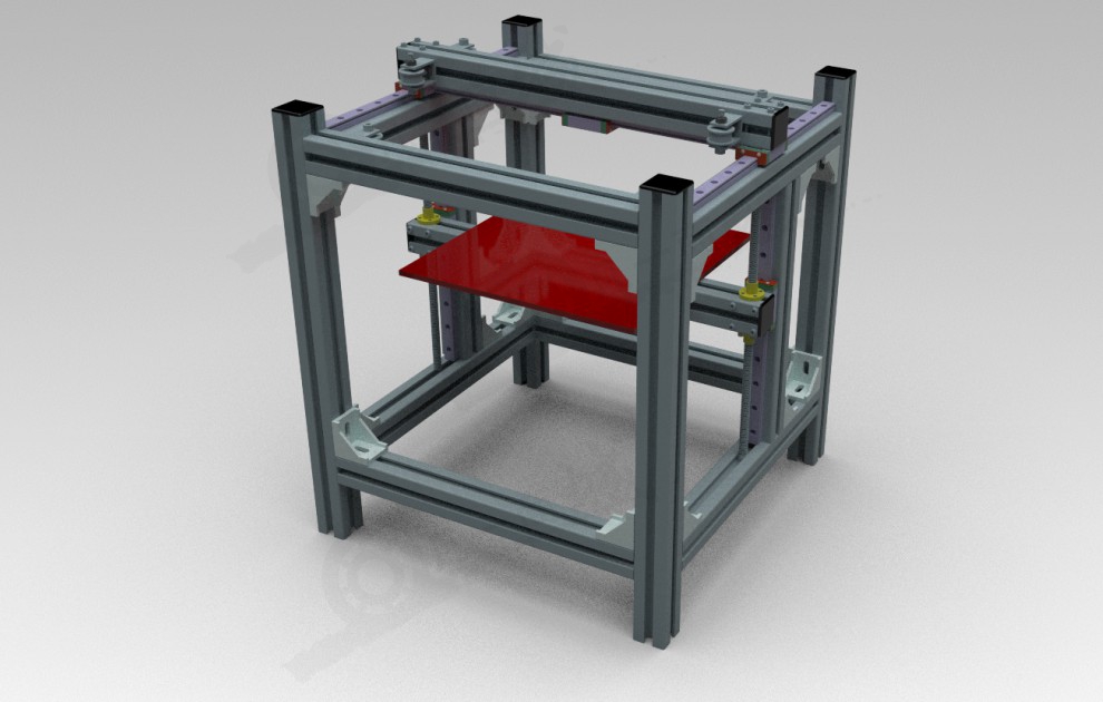 3D打印機設計項目3D圖 模型截圖[1]