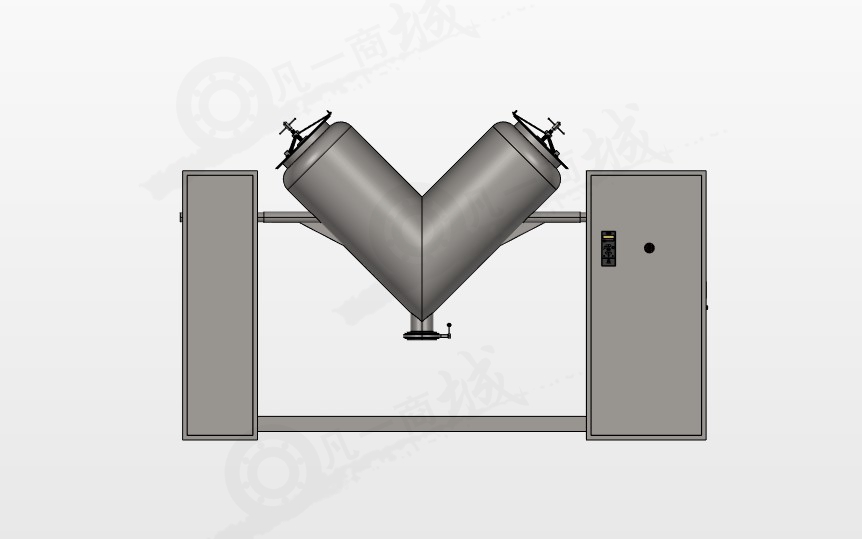 V形攪拌機模型圖紙 模型截圖[2]