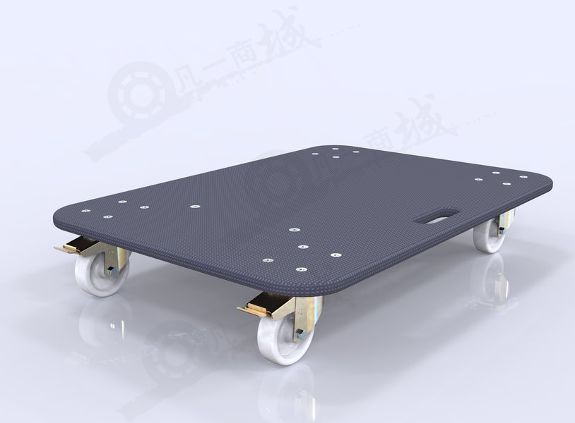 腳輪小推車3D模型圖紙 模型截圖[1]