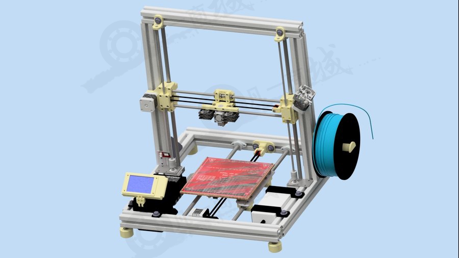 經(jīng)典的3D打印機(jī)3D圖紙 模型截圖[5]