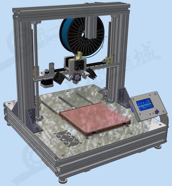 經(jīng)典機構(gòu)3D打印機模型圖 模型截圖[1]