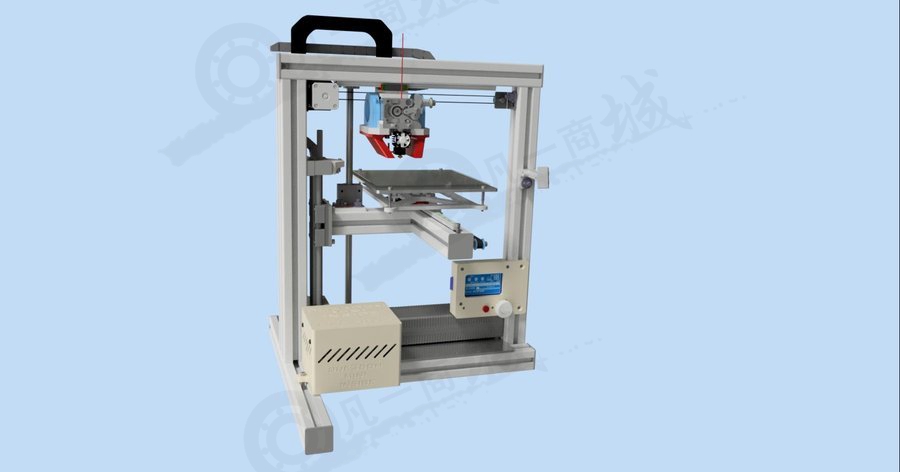 載盤(pán)移動(dòng)式3D打印機(jī)紙模型 模型截圖[6]