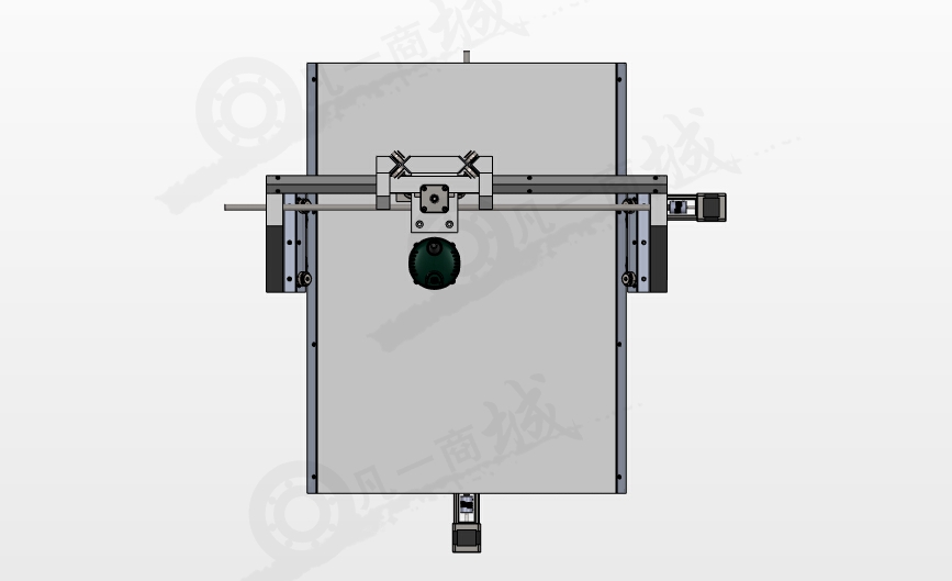 3軸銑床3D模型圖紙 模型截圖[3]