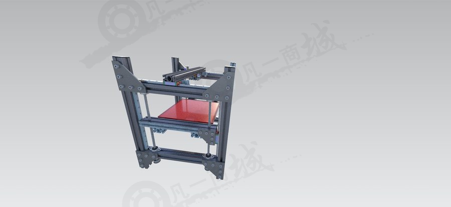 Corexy機(jī)械式3D打印機(jī)模型 模型截圖[4]