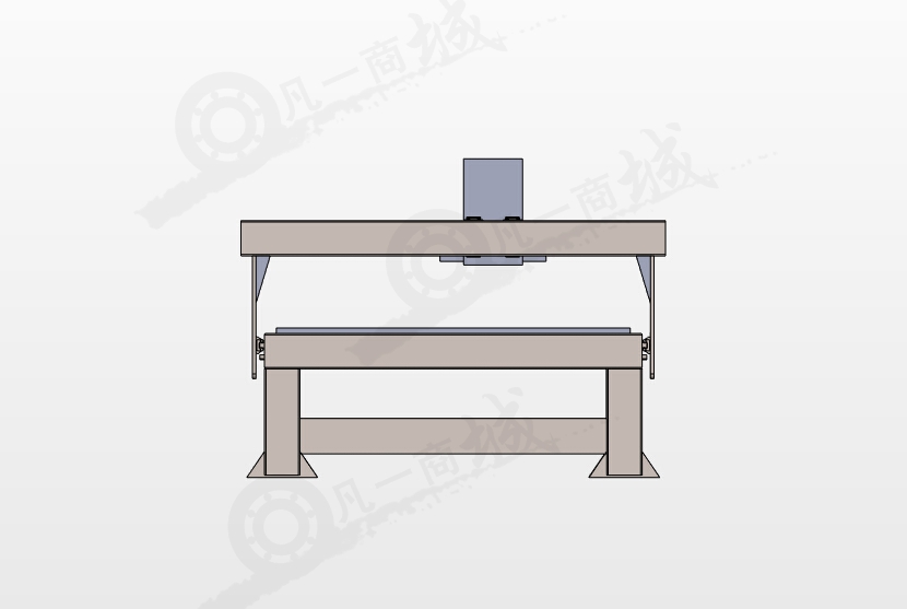 CNC數(shù)控機(jī)床框架模型圖 模型截圖[2]