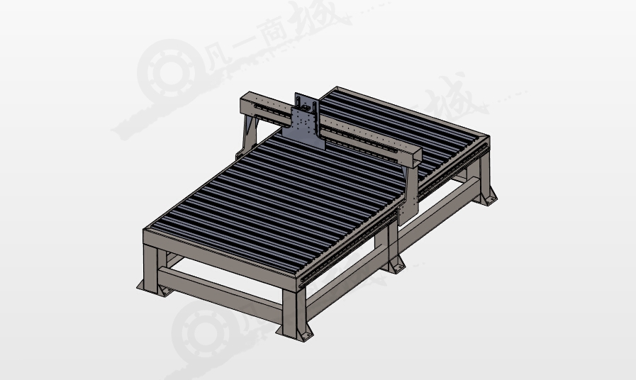 CNC數(shù)控機(jī)床框架模型圖 模型截圖[1]