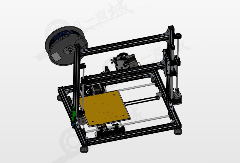 龍門(mén)式3D打印機(jī)模型 模型截圖[1]