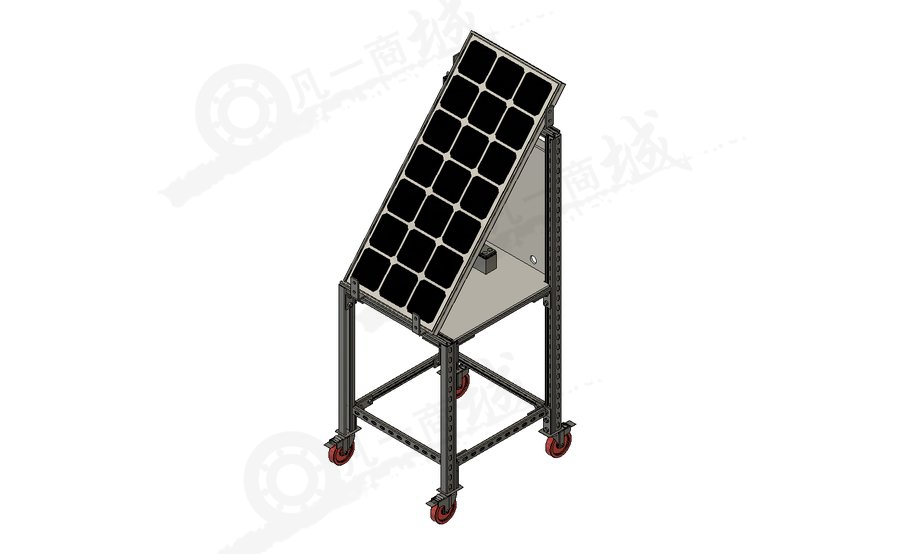 教學(xué)用太陽能電池板車模型 模型截圖[1]