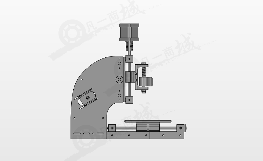 小型數(shù)控鉆臺(tái)模型圖 模型截圖[3]