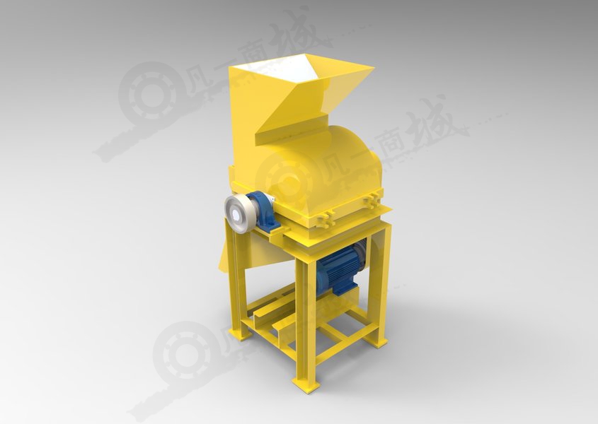 錘式粉碎機(jī)3D模型圖紙 模型截圖[3]