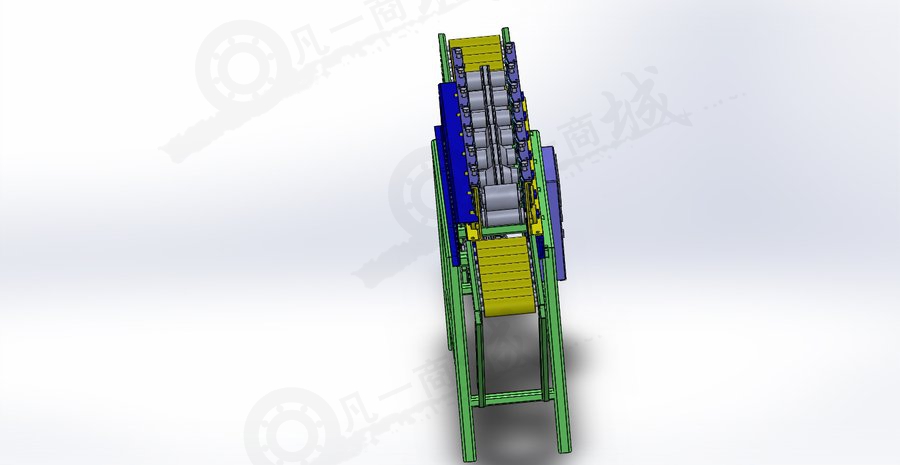 滾軋成形機3D模型圖紙 模型截圖[2]