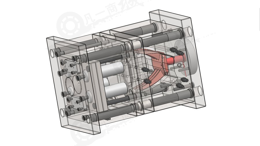 注塑模具設(shè)計3D圖 模型截圖[4]