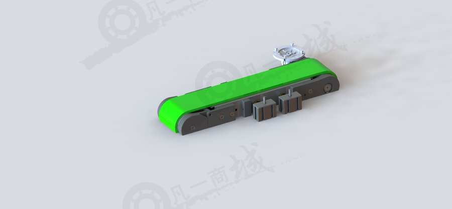 小型皮帶輸送機(jī)3D圖 模型截圖[2]