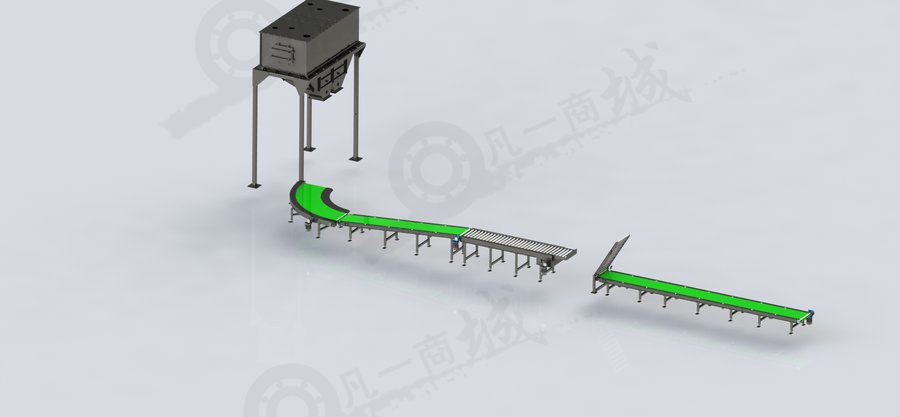 輸送機流水線系統(tǒng)模型圖 模型截圖[3]