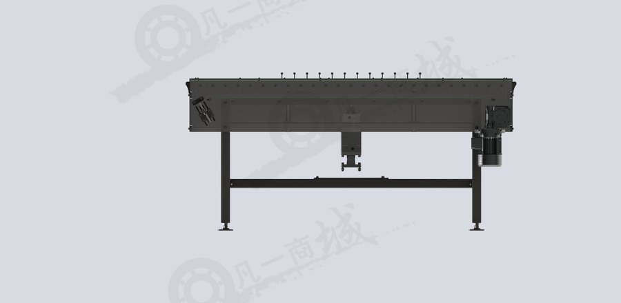 寬短型滾筒輸送機模型圖 模型截圖[2]