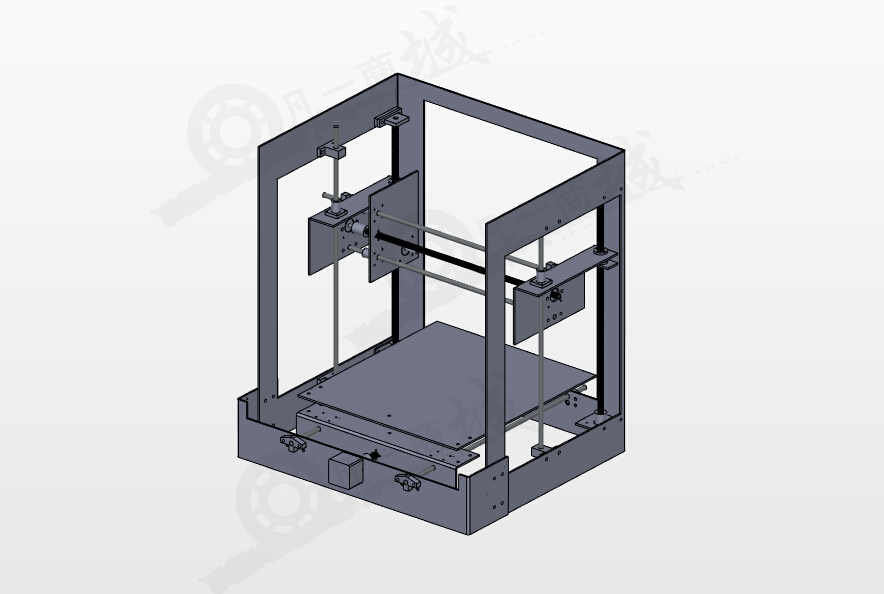金屬框架3D打印機模型 模型截圖[1]