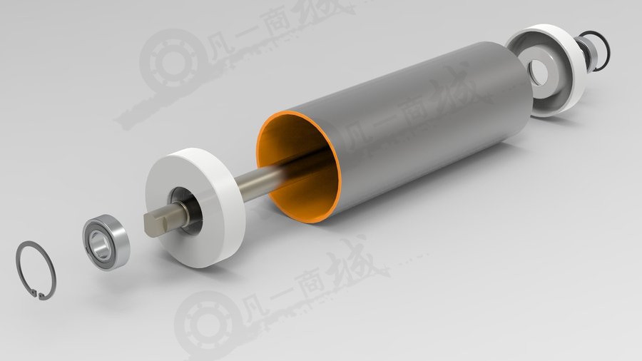 U槽型皮帶式輸送機(jī)模型圖紙 模型截圖[5]