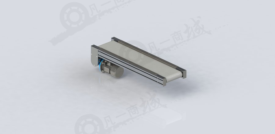 小型皮帶輸送機3D模型 模型截圖[2]
