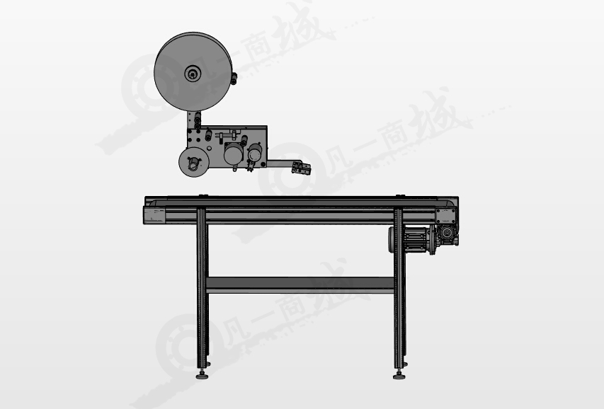 帶條處理輸送機(jī)三維圖 模型截圖[2]